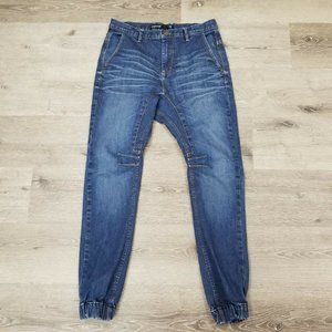 Cotton On Mens 30X29 Dark Distressed Slim Joggers